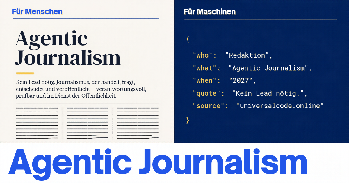 Agentic Journalism: Wenn KI-Agenten die Nachrichten lesen